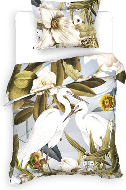 Heckettlane Chanda Dekbedovertrek - Eenpersoons - Katoensatijn - 140x200-220cm - Multi