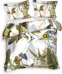 Heckettlane Chanda Dekbedovertrek - Lits-jumeaux - Katoensatijn - 260x200-220cm - Multi