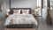 Heckettlane Charlot Dekbedovertrek - 100% Katoen-Satijn - 240x220 - Off-White