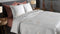 Heckettlane Charlot Dekbedovertrek - 100% Katoen-Satijn - 240x220 - Off-White