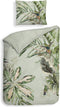 Heckettlane Ciunglia Dekbedovertrek - 100% Katoen-Satijn - 140x220 - Groen
