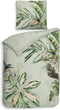 Heckettlane Ciunglia Dekbedovertrek - 100% Katoen-Satijn - 140x220 - Groen