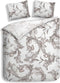 Heckettlane Clarabella Dekbedovertrek - Eenpersoons - Bamboe - 140x200-220cm - Wit