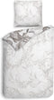 Heckettlane Clarabella Dekbedovertrek - Eenpersoons - Bamboe - 140x200-220cm - Wit