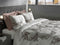 Heckettlane Clarabella Dekbedovertrek - Lits-jumeaux - Bamboe - 260x200-220cm - Wit