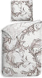 Heckettlane Clarabella Dekbedovertrek - Lits-jumeaux - Bamboe - 260x200-220cm - Wit