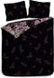 Heckettlane Clover Dekbedovertrek - Tweepersoons - Katoensatijn - 200x200-220cm - Zwart