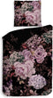 Heckettlane Clover Dekbedovertrek - Tweepersoons - Katoensatijn - 200x200-220cm - Zwart