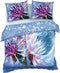 Heckettlane Cooper Dekbedovertrek - Eenpersoons - Bamboe - 140x200-220cm - Paars