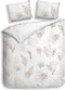 Heckettlane Coralline Dekbedovertrek - 100% Katoen-Satijn - 140x220 - Wit