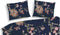 Heckettlane Daisy Dekbedovertrek - 100% Katoen-Flanel - 260x220 - Blauw