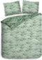 Heckettlane Danilo Dekbedovertrek - Tweepersoons - Katoensatijn - 200x200-220cm - Groen