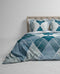 Heckettlane Danny Dekbedovertrek - Lits-jumeaux - Katoen - 260x200-220cm - Blauw