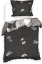 Heckettlane Debra Dekbedovertrek - Lits-jumeaux - Katoen - 260x200-220cm - Grijs