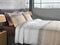 Heckettlane Dekbedovertrek Abbe - Bedlinnen met Abstract print - 240x220 - Natural - Dekbedhoes van 100% Katoen-Flanel