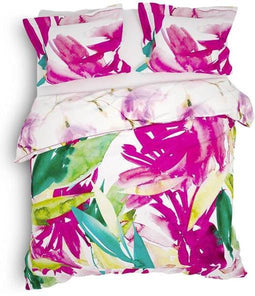 Heckettlane dekbedovertrek Adeel Wild Pink 240 x 200/220