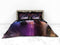 Heckettlane Dekbedovertrek Amira - Bedlinnen met Stad print - 200x220 - Zwart - Dekbedhoes van 100% Katoen-Twill