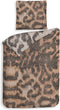 Heckettlane Dekbedovertrek Artimis - Bedlinnen met print - 140x220 - Natural - Dekbedhoes van 100% Katoen-Satijn