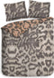 Heckettlane Dekbedovertrek Artimis - Bedlinnen met print - 140x220 - Natural - Dekbedhoes van 100% Katoen-Satijn