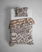 Heckettlane Dekbedovertrek Artimis - Bedlinnen met print - 200x220 - Natural - Dekbedhoes van 100% Katoen-Satijn