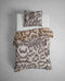 Heckettlane Dekbedovertrek Artimis - Bedlinnen met print - 200x220 - Natural - Dekbedhoes van 100% Katoen-Satijn