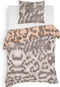Heckettlane Dekbedovertrek Artimis - Bedlinnen met print - 240x220 - Natural - Dekbedhoes van 100% Katoen-Satijn
