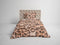 Heckettlane Dekbedovertrek Artimis - Bedlinnen met print - 260x220 - Natural - Dekbedhoes van 100% Katoen-Satijn