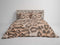 Heckettlane Dekbedovertrek Artimis - Bedlinnen met print - 260x220 - Natural - Dekbedhoes van 100% Katoen-Satijn