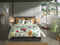 Heckettlane Dekbedovertrek Asa - Bedlinnen met Bloemen print - 140x220 - Multi - Dekbedhoes van 100% Katoen-Dobby