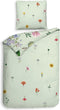 Heckettlane Dekbedovertrek Asa - Bedlinnen met Bloemen print - 140x220 - Multi - Dekbedhoes van 100% Katoen-Dobby