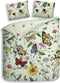 Heckettlane Dekbedovertrek Asa - Bedlinnen met Bloemen print - 200x220 - Multi - Dekbedhoes van 100% Katoen-Dobby