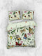 Heckettlane Dekbedovertrek Asa - Bedlinnen met Bloemen print - 240x220 - Multi - Dekbedhoes van 100% Katoen-Dobby