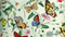 Heckettlane Dekbedovertrek Asa - Bedlinnen met Bloemen print - 260x220 - Multi - Dekbedhoes van 100% Katoen-Dobby