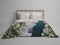 Heckettlane Dekbedovertrek Attis - Bedlinnen met Zee print - 200x220 - Natural - Dekbedhoes van 100% Katoen-Satijn