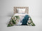 Heckettlane Dekbedovertrek Attis - Bedlinnen met Zee print - 240x220 - Natural - Dekbedhoes van 100% Katoen-Satijn