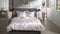 Heckettlane Dekbedovertrek Bamhi - Bedlinnen met Bloemen print - 260x220 - Wit - Dekbedhoes van Bamboe & Satijn
