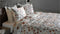Heckettlane Dekbedovertrek Bamhi - Bedlinnen met Bloemen print - 140x220 - Wit - Dekbedhoes van Bamboe & Satijn