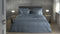Heckettlane Dekbedovertrek Banda - Bedlinnen met Strepen - 140x220 - Blauw - Dekbedhoes van 100% Katoen-Satijn
