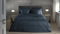 Heckettlane Dekbedovertrek Banda - Bedlinnen met Strepen - 140x220 - Blauw - Dekbedhoes van 100% Katoen-Satijn