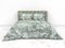 Heckettlane Dekbedovertrek Beyla - Bedlinnen met Natuur print - 200x220 - Groen - Dekbedhoes van 100% Katoen-Twill