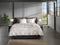 Heckettlane Dekbedovertrek Birdie - Bedlinnen met Dieren print - 200x220 - Off-White - Dekbedhoes van 100% Katoen-Clip Sheared