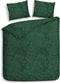 Heckettlane Dekbedovertrek Boas - Bedlinnen met Takken print - 140x220 - Groen - Dekbedhoes van 100% Katoen-Flanel