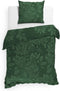 Heckettlane Dekbedovertrek Boas - Bedlinnen met Takken print - 140x220 - Groen - Dekbedhoes van 100% Katoen-Flanel