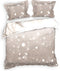 Heckettlane Dekbedovertrek Carlota - Bedlinnen met Natuur print - 260x220 - Grijs - Dekbedhoes van 100% Katoen-Twill