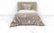 Heckettlane Dekbedovertrek Carlota - Bedlinnen met Natuur print - 140x220 - Grijs - Dekbedhoes van 100% Katoen-Twill