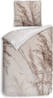Heckettlane Dekbedovertrek Carlota - Bedlinnen met Natuur print - 260x220 - Grijs - Dekbedhoes van 100% Katoen-Twill