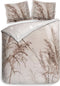 Heckettlane Dekbedovertrek Carlota - Bedlinnen met Natuur print - 260x220 - Grijs - Dekbedhoes van 100% Katoen-Twill