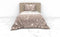 Heckettlane Dekbedovertrek Carlota - Bedlinnen met Natuur print - 240x220 - Grijs - Dekbedhoes van 100% Katoen-Twill