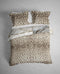 Heckettlane Dekbedovertrek Cesar - Bedlinnen met Patchwork print - 260x220 - Natural - Dekbedhoes van 100% Katoen-Satijn