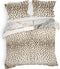 Heckettlane Dekbedovertrek Cesar - Bedlinnen met Patchwork print - 260x220 - Natural - Dekbedhoes van 100% Katoen-Satijn